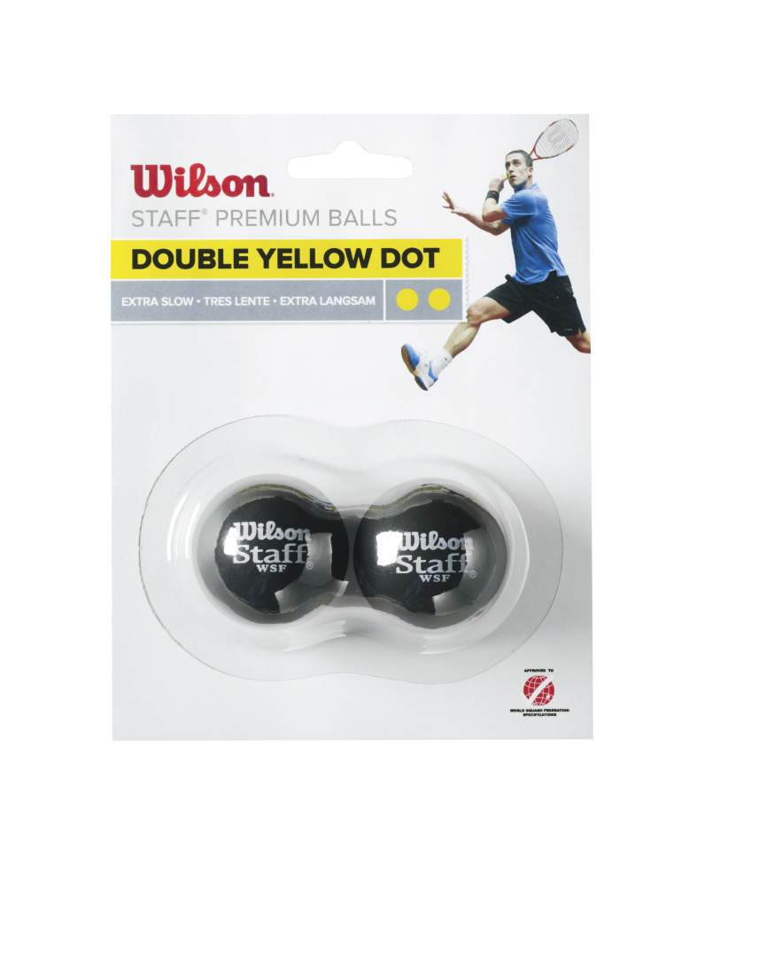 Wilson - 2Pk Blister Squash Balls
