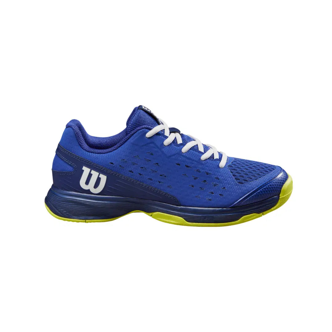 Wilson - Junior Rush Pro L Bluing/Blue Print/Safety Yellow