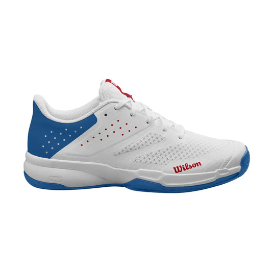 Wilson - Mens Kaos Stroke 2.0 White/Deja Vu Blue/Wilson Red