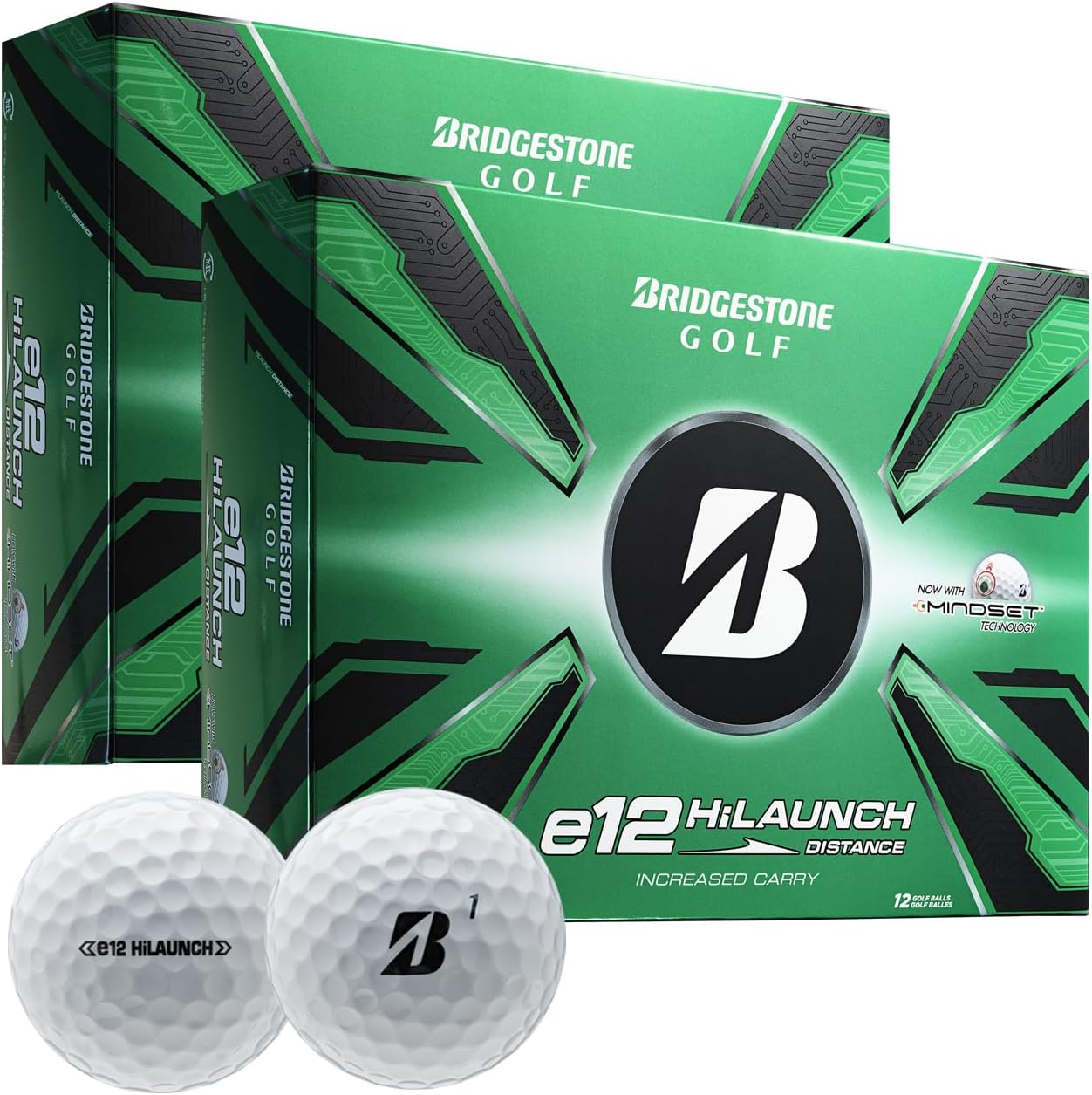 Bridgestone Golf - E12 Hi Launch White (Mindset) Dozens