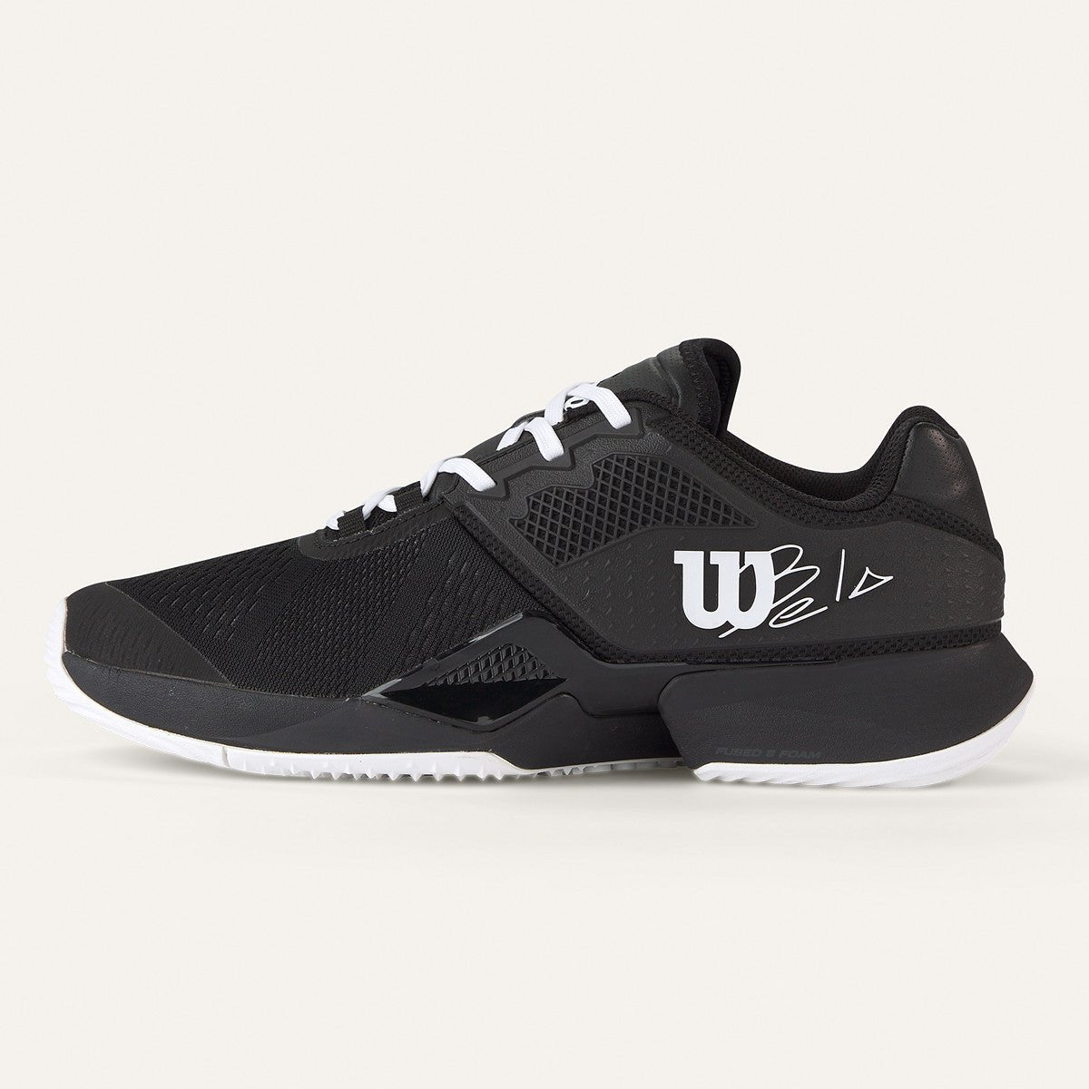 Wilson - Mens Bela Tour Padel Black / White - Action Pro Sports