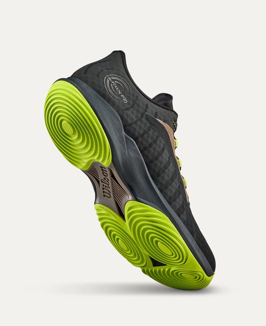 Wilson - Mens Hurakn Pro Black/Lime/Green Falcon - Action Pro Sports