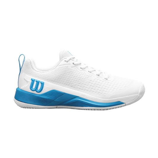 Wilson - Men'S Rush Pro 4.5 Oz Wht/Wht/Atomic Blue - Action Pro Sports