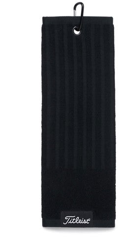 Wilson - Wilson Tri-Fold Golf Towel Black