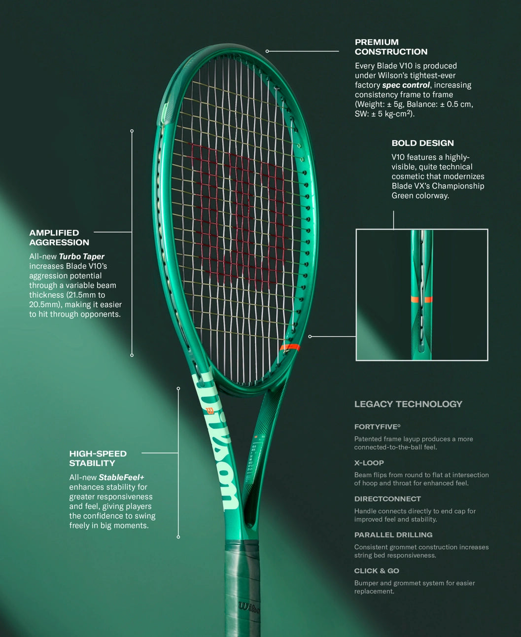 Wilson - Blade 98 V10 18x20 305g
