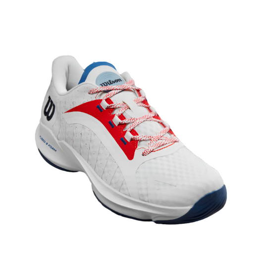 Wilson - Ladies Hurakn Pro White/Red/Deja Vu Blue