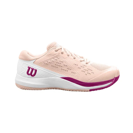 Wilson - Ladies Rush Pro Ace Scallop Shell/White/Baton Roug