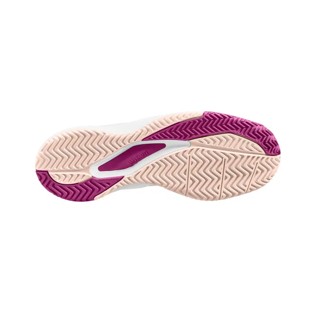 Wilson - Ladies Rush Pro Ace Scallop Shell/White/Baton Roug
