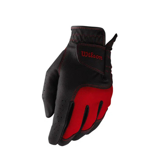 Wilson - Wilson Junior Glove Black/Red Medium
