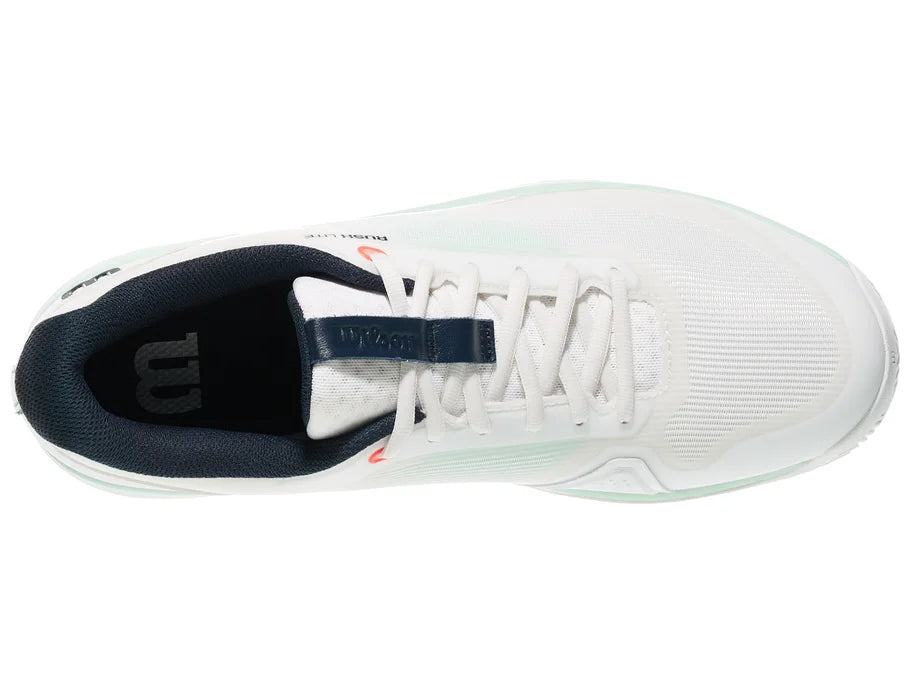 Wilson - Mens Rush Lite 5 White / Bay / Fiery Coral
