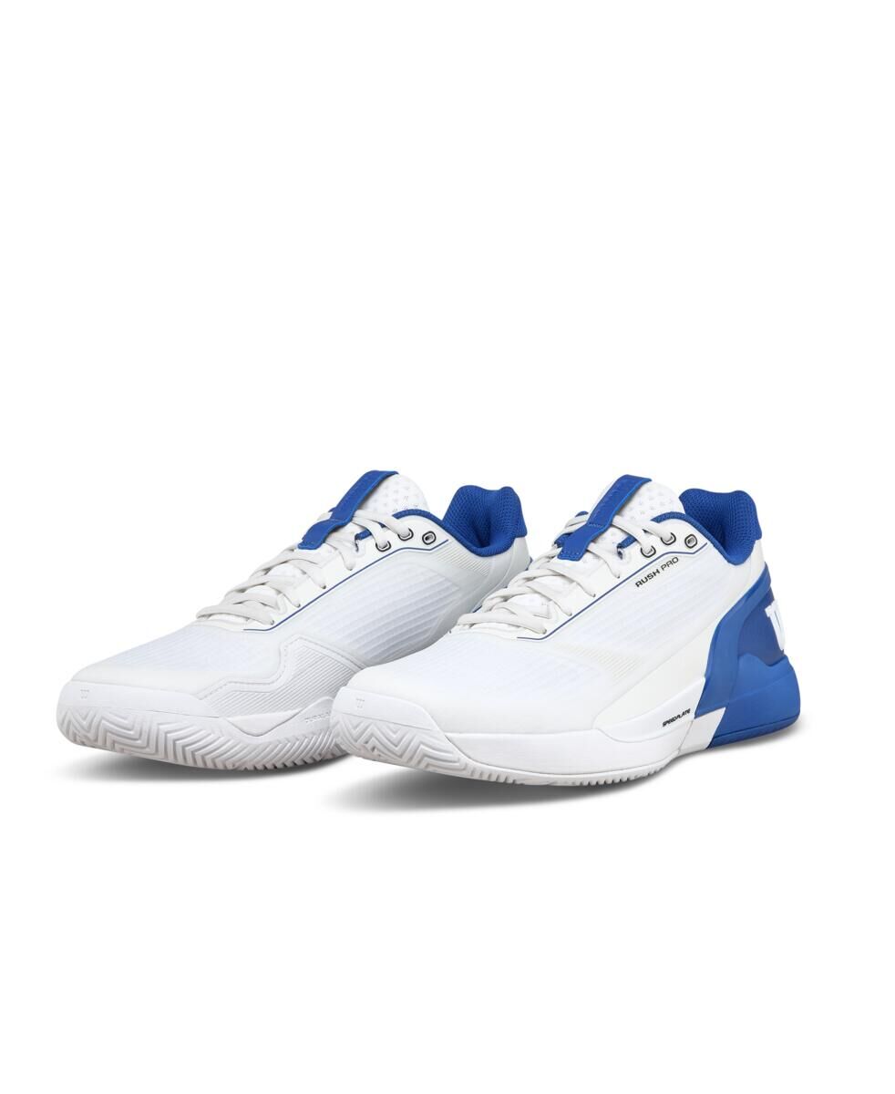 Wilson - Mens Rush Pro 5 White / Deja Vu Blue / Yellow