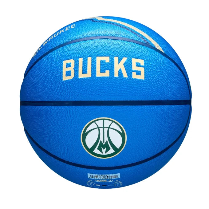 Wilson - NBA Team City Collector Milwaukee Bucks Size 7