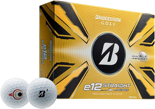 Bridgestone Golf - E12 Straight White (Mindset) Dozens