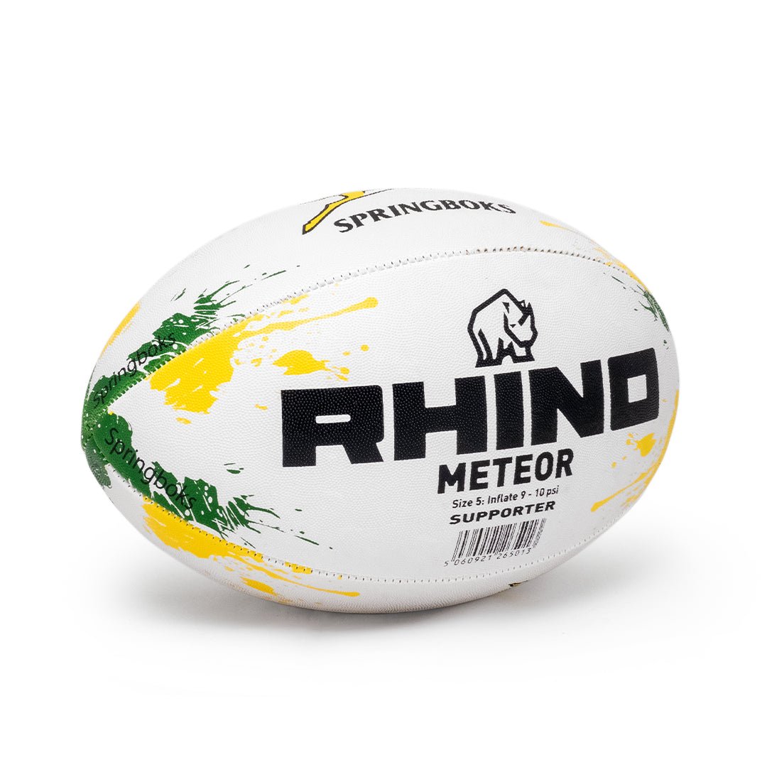 Rhino - Springboks Meteor Supporters Rugby Ball - Action Pro Sports