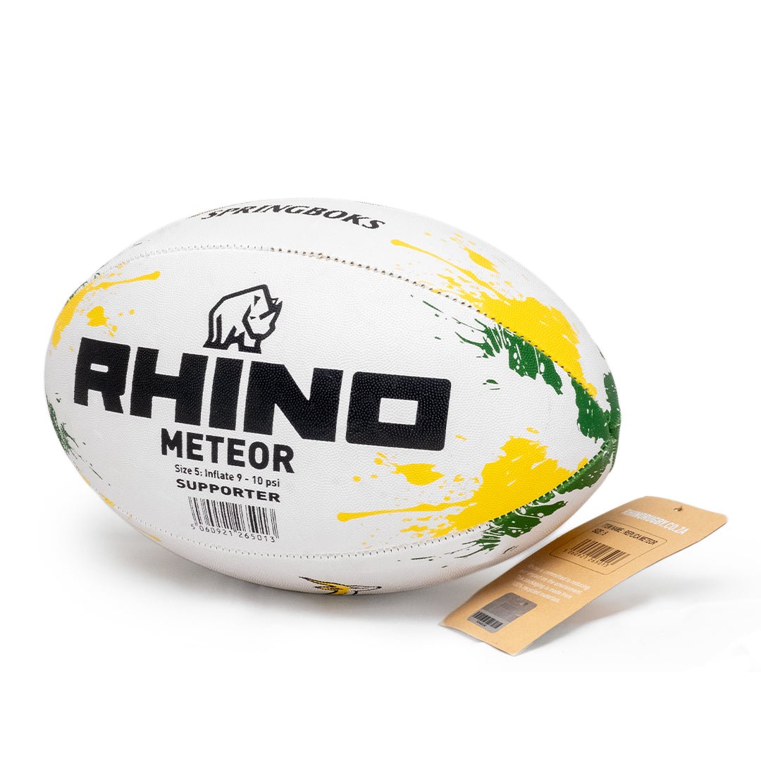 Rhino - Springboks Meteor Supporters Rugby Ball - Action Pro Sports