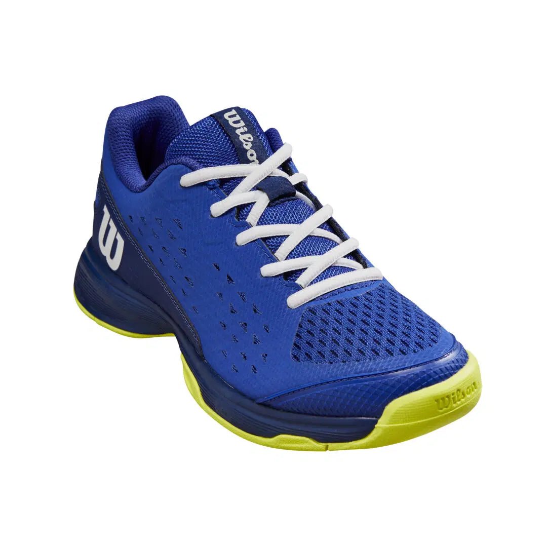 Wilson - Junior Rush Pro L Bluing/Blue Print/Safety Yellow - Action Pro Sports