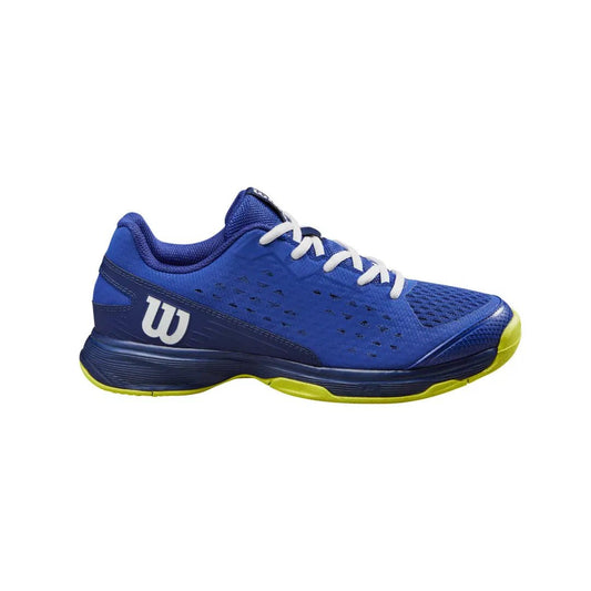 Wilson - Junior Rush Pro L Bluing/Blue Print/Safety Yellow - Action Pro Sports