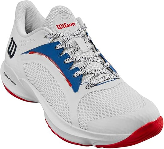 Wilson - Ladies Hurakn 2.0 Wht/Deja Vu Blue/Wilson Red - Action Pro Sports