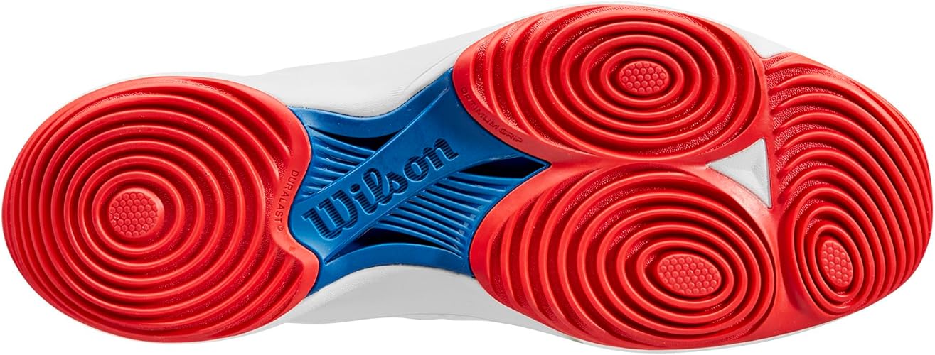 Wilson - Men'S Hurakn 2.0 Wht/Deja Vu Blue/Wilson Red - Action Pro Sports