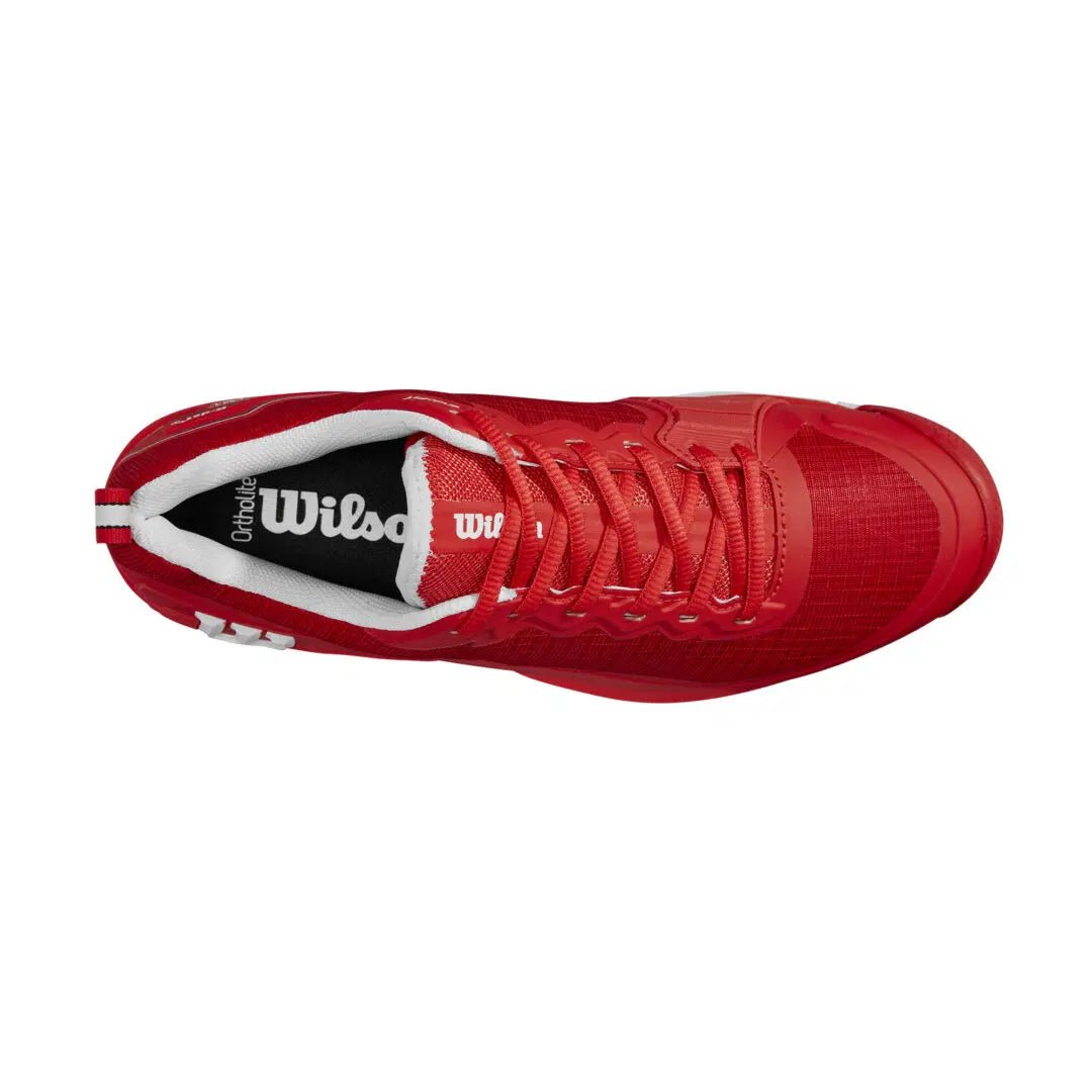 Wilson - Mens Rush Pro 4.5 Clay Red/Red/Wh - Action Pro Sports