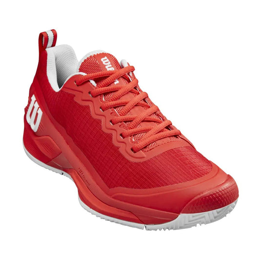 Wilson - Mens Rush Pro 4.5 Clay Red/Red/Wh - Action Pro Sports