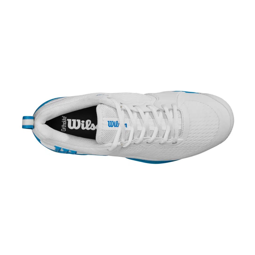 Wilson - Men'S Rush Pro 4.5 Oz Wht/Wht/Atomic Blue - Action Pro Sports