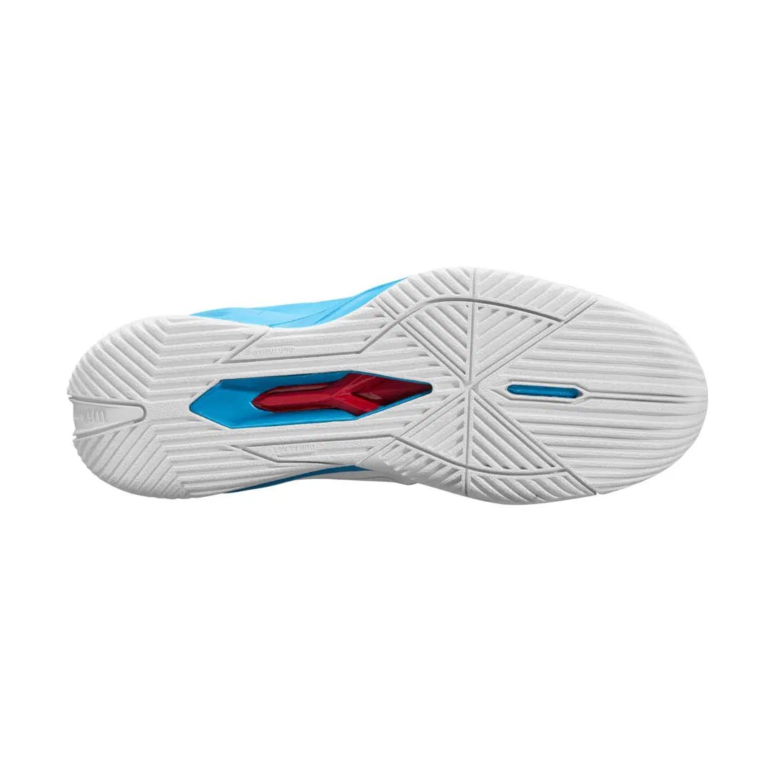 Wilson - Men'S Rush Pro 4.5 Oz Wht/Wht/Atomic Blue - Action Pro Sports