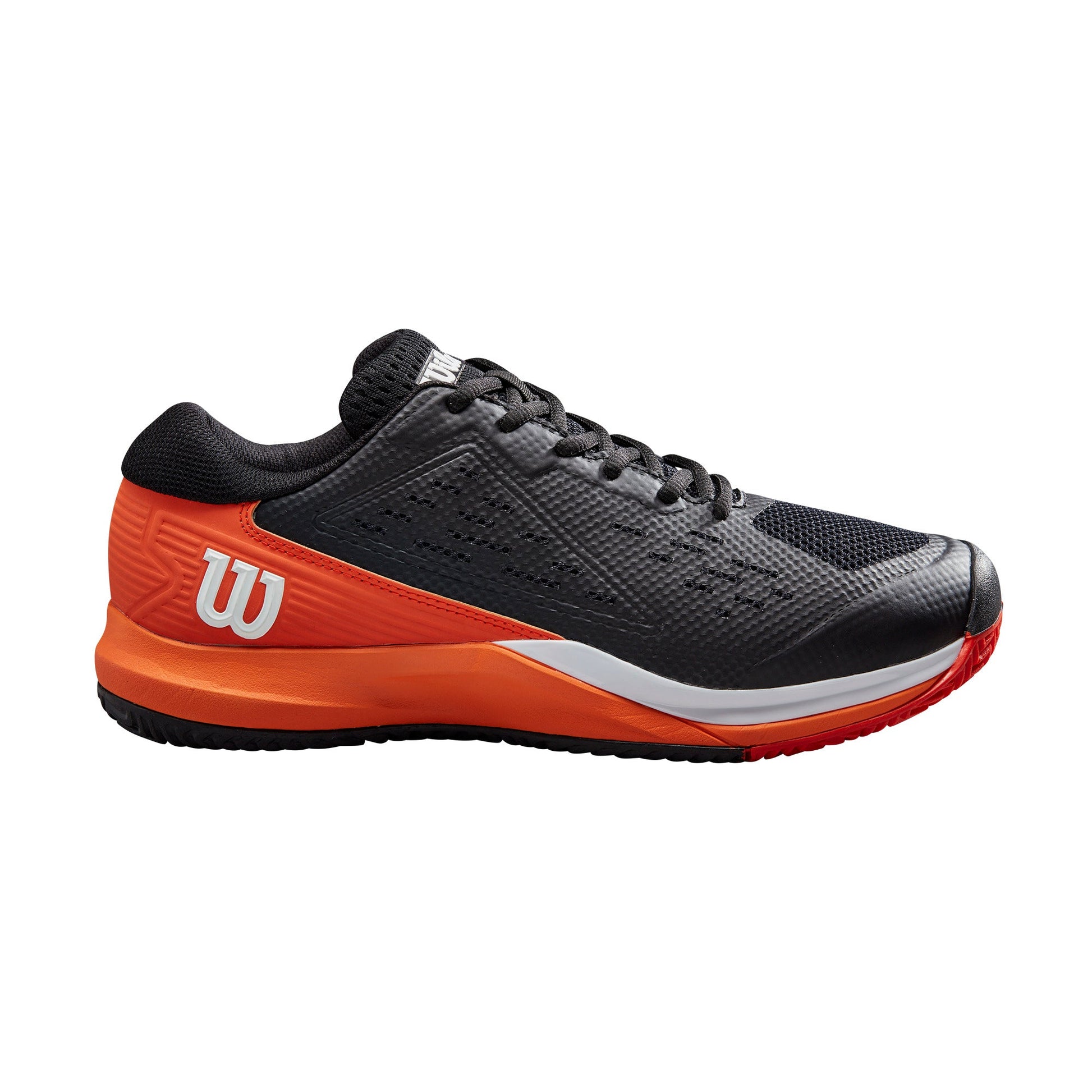 Wilson - Mens Rush Pro Ace Black/Vermillion - Action Pro Sports