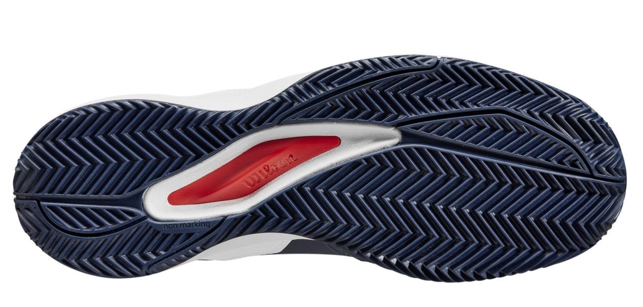 Wilson - Mens Rush Pro Ace Navy Blazer/White/Wilson Red - Action Pro Sports