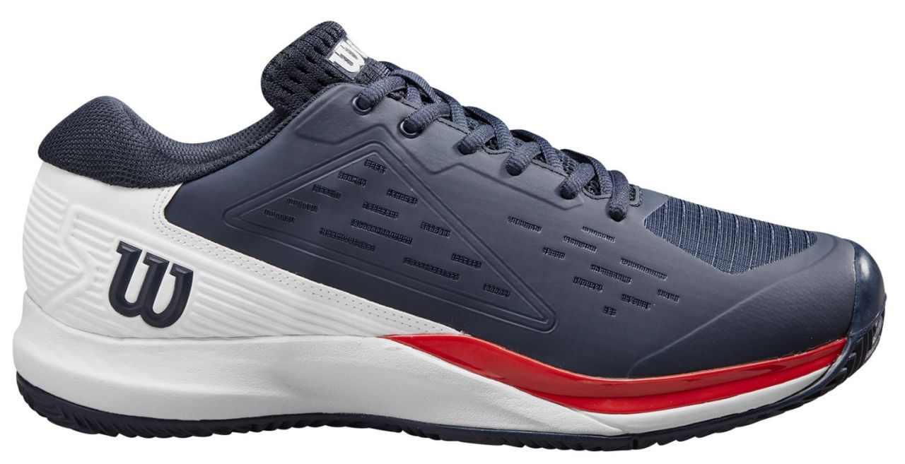 Wilson - Mens Rush Pro Ace Navy Blazer/White/Wilson Red - Action Pro Sports