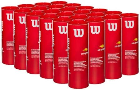 Wilson - Red Dot Balls Case ( 24 Cans ) - Action Pro Sports