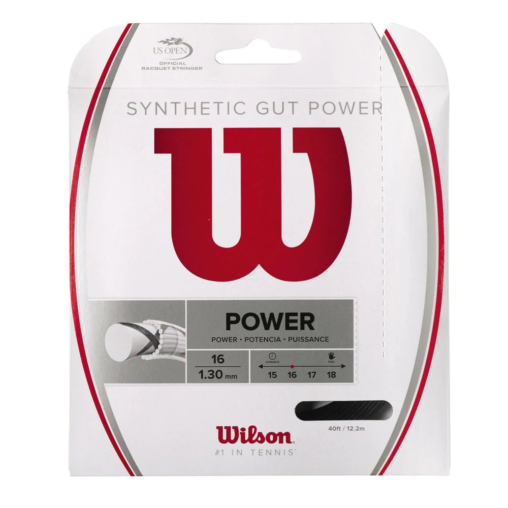 Wilson - Synthetic Gut Power 16 Set - Action Pro Sports