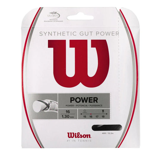 Wilson - Synthetic Gut Power 16 Set - Action Pro Sports