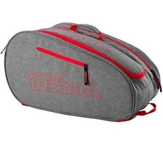 Wilson - Padel Team Bag Dark Grey/Red